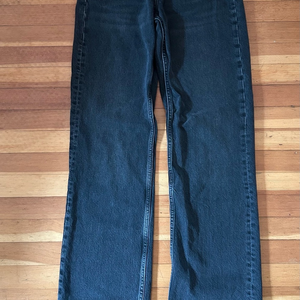 Zara Black Straight Leg Jeans